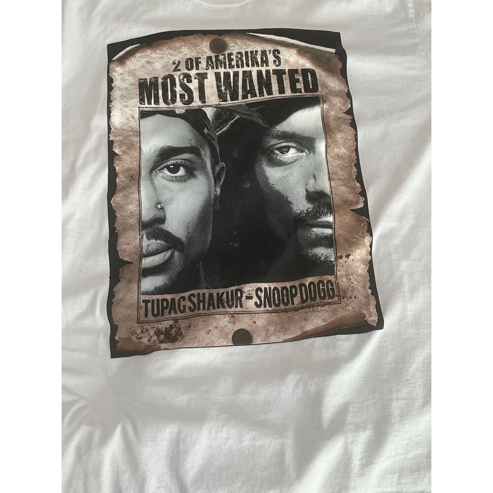 🎤 VINTAGE 2004 TUPAC & SNOOP DOGG RAP TEE - 4XL